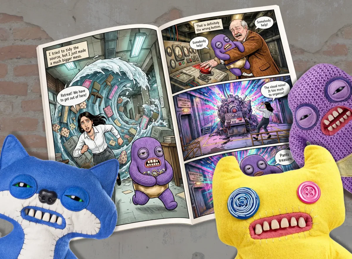 Fuggler personalized comic book